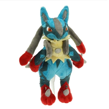 

30cm Mega Lucario Stuffed Plush Toys Soft Doll For Children High Quality A27#NO