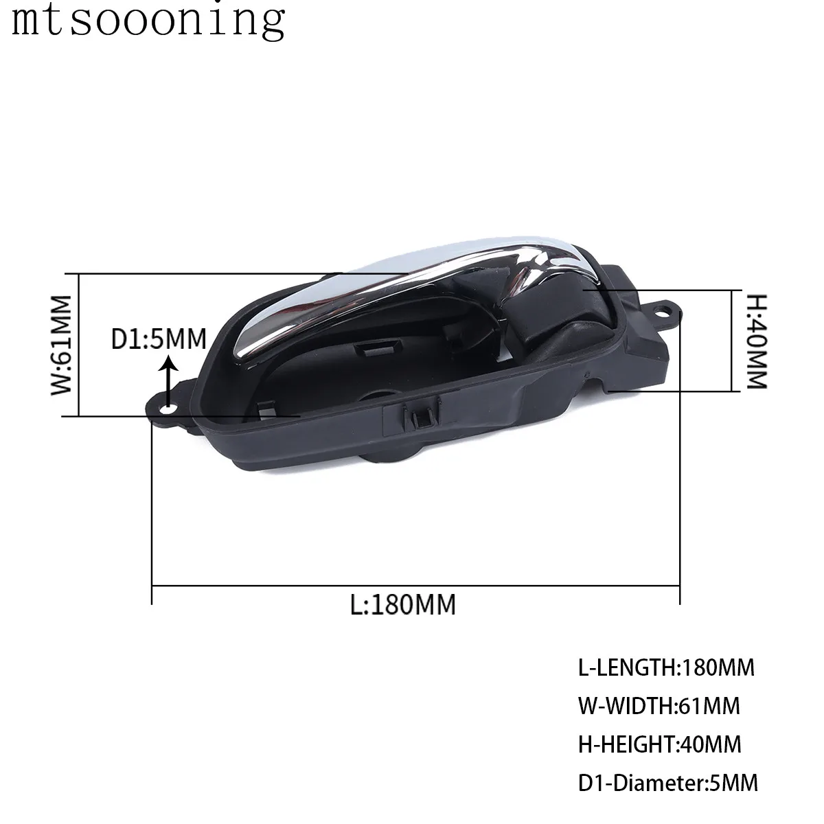 Межкомнатная Передняя дверная ручка 80670-3TA0D(RH) 80671-3TA0D(LH) для Nissan Altima Pathfinder внутренняя дверная ручка