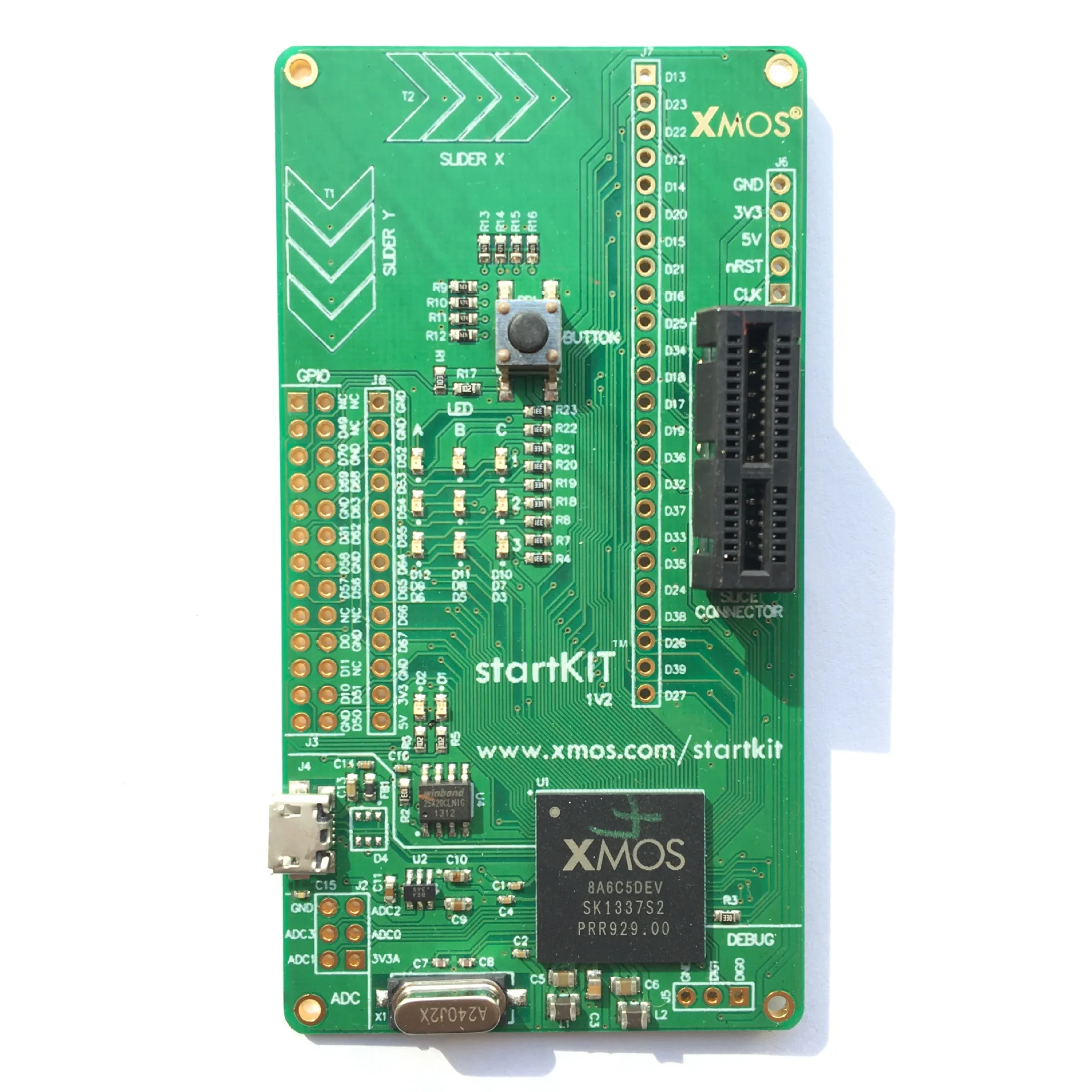 StartKIT макетная плата A8-DEV микроконтроллер встроенный модуль отладчика XMOS