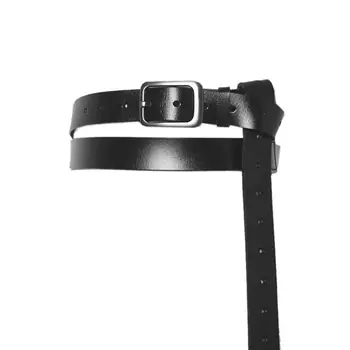 

Fashion Wild Women Charm Belts Lady 2-ring Belt Dress Shirt Long Leather Waistband Belt