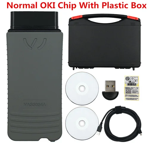 Normal OKI Plastic 5054a OKI полный чип Keygen 5054A Bluetooth AMB2300 ODIS V5.1.3 5054A Поддержка UDS протокол OBD2 диагностический инструмент - Цвет: Normal OKI Plastic