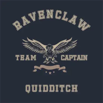 

tee tops Ravenclaw Quidditch Team Captain T-Shirt men and women shirt