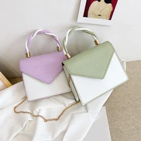 Fashion Women PU Leather Contrast Color Stone Pattern Shoulder Crossbody Messenger Bag Casual Ladies Mini Top-handle Handbags 5