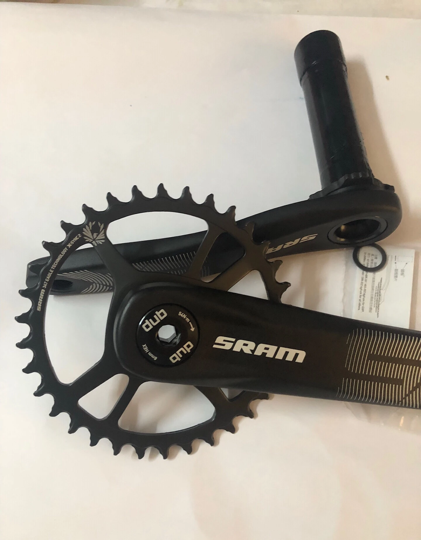 SRAM SX Eagle Kurbelsatz - Power Spline 32 Zähne Schwarz