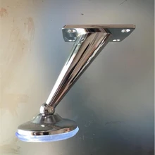 Цинкового сплава толстый серебряный цвет диван ноги стул аксессуары для ног, мебельная фурнитура для кровати ноги металлические ножки шкафа