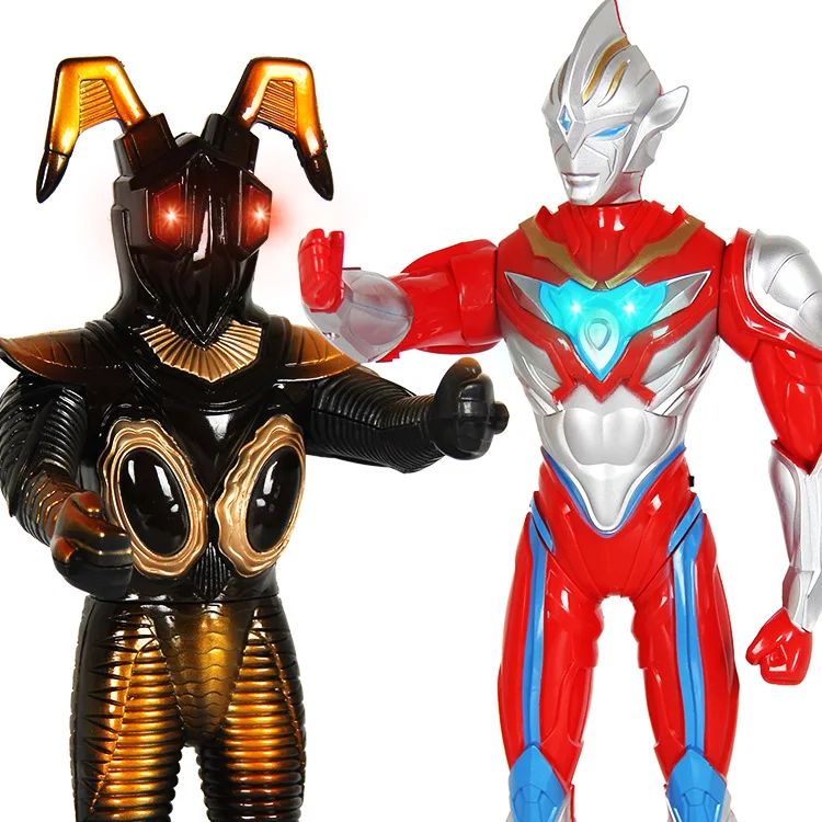 

Chinese Superman Toy with Light And Voice Movable Joint Basaltic God of War Monster Toy Boy Robot Battle