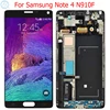 Original N910F LCD For Samsung Galaxy Note 4 Display With Frame Super AMOLED 5.7