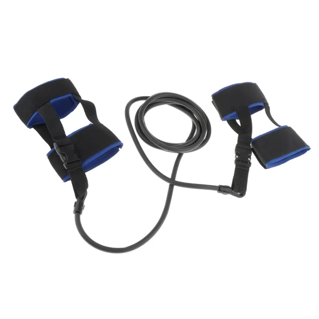 Stationary Swimming Pool Ankle Strap Swim Lap Training Exerciser Belt Set Harness Static Swimming Belt Resistance Bands 2020 New