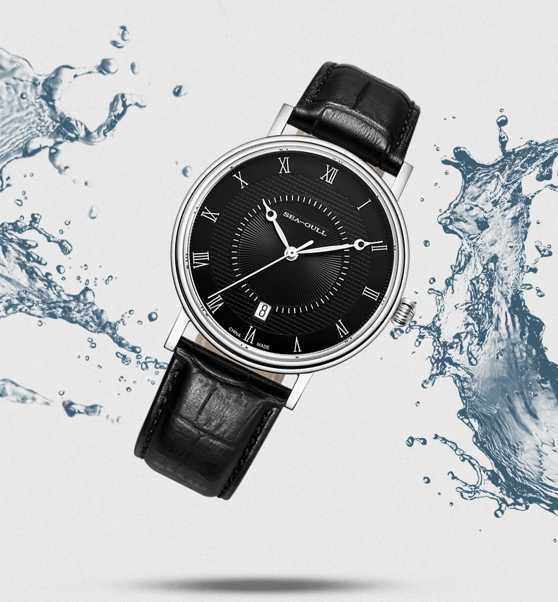Часы с Чайкой модные повседневные часы автоматические механические водонепроницаемые механические Женские часы 819.21.6022L