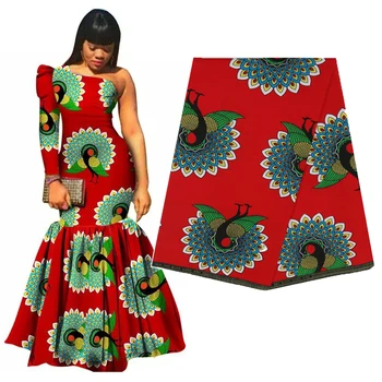 

Excellent African Fabric Real Wax Batik 100% Cotton High Quality Ankara Printing Pagne Tissu Sewing Material For Dress Crafts
