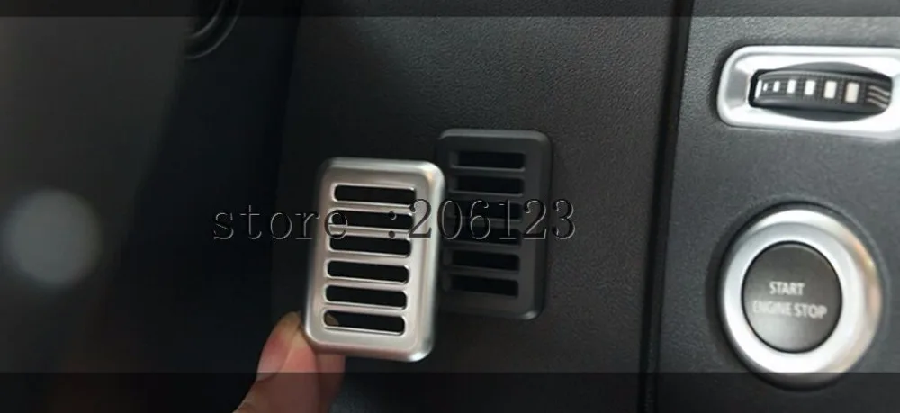 

Chrome Interior Accessory Microphone Frame Cover Trim Stickers For Land Rover Discovery 4 LR4 2010-2016 Car Styling