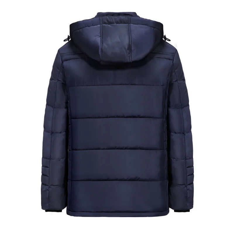 Cotton-padded Clothes Men's Winter Outdoor Mid-length Smart USB Charging Fever Jacket Electric Jacket Heating