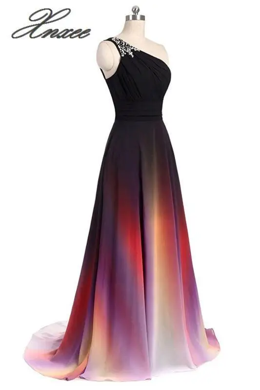 Xnxee стильное тонкое цветное вечернее платье vestido de novia
