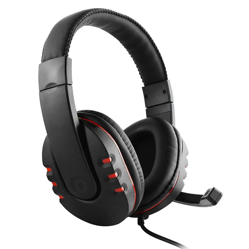 Wired Gaming Headphones 40mm Driver Bass Stereo with Mic 3 5mm Jack Headsets Noise Isolating for PS4 for XBOX ONE PC Mic