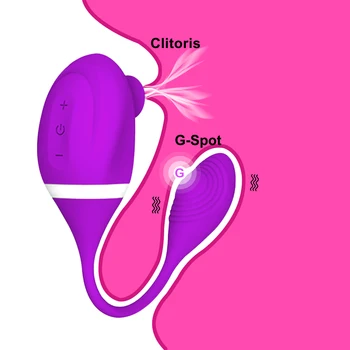 Sucking Licking Clitoris Vibrator Sex Toys for Woman Oral Sex Solo Blowjob Orgasm Vaginal Anal
