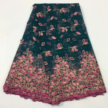

2020 Latest French Nigerian Laces Fabrics High Quality Tulle African Laces Fabric Wedding Cheap African French Tulle Lace 5 Yard