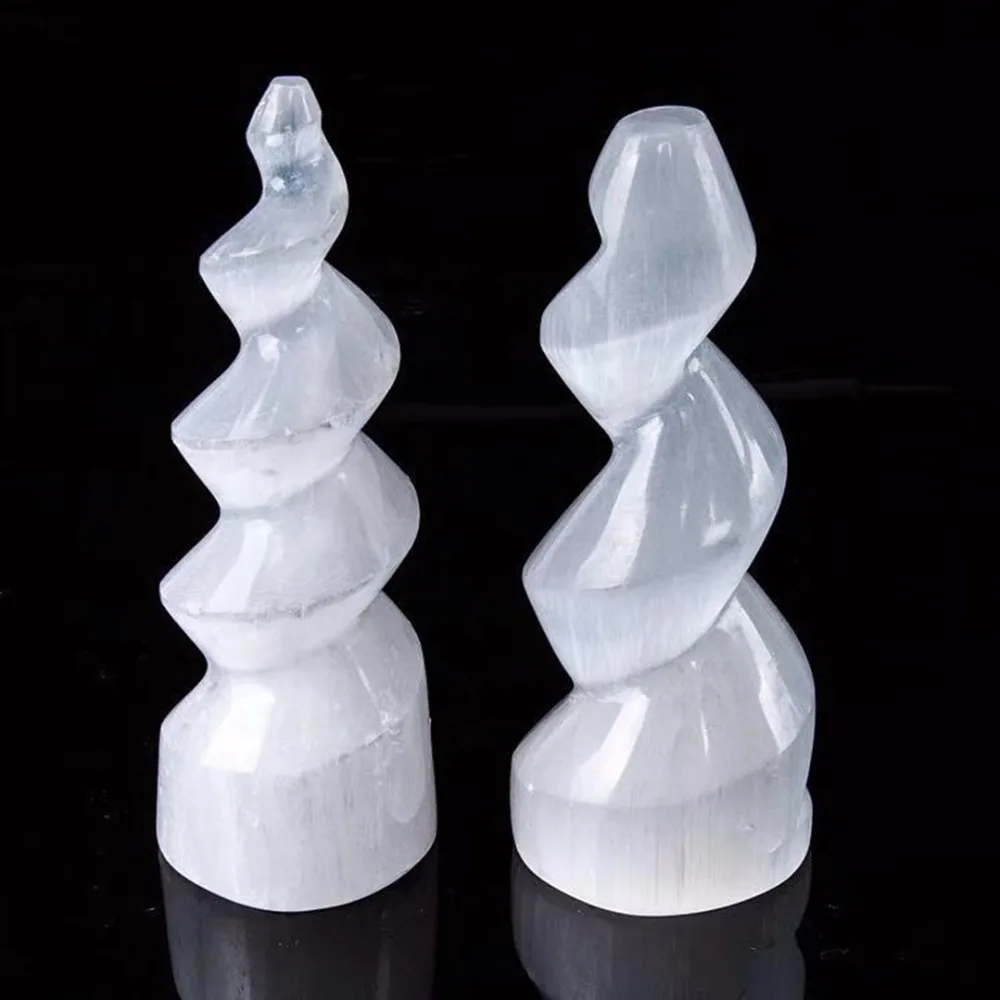 Spiral shape Morocco selenite crystals (5)