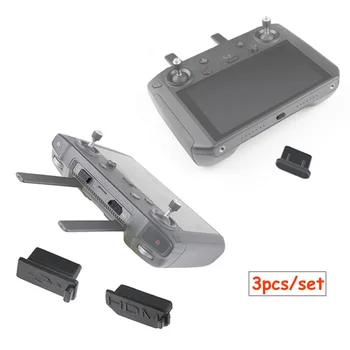 

Silicone Dustproof Plug for DJI Mavic 2 Smart Controller HDMI/USB/TypeC Interface Dust Plug Remote Control Protector Accessories