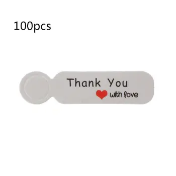 

100Pcs DIY Paper Strung Marking Tags Writable Price Display Label Baking Jewelry