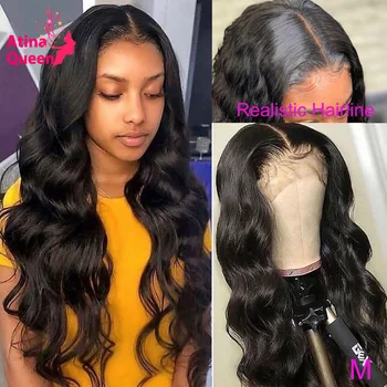 

Body Wave Fake Scalp Wig Preplucked Transparent Hd Lace Wig 360 Lace Frontal Wig Invisible Bleached Knots Remy Lace Front Wigs