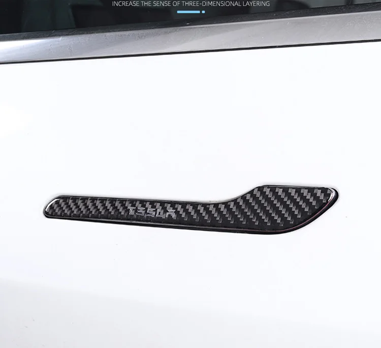Tesla 3 Door Handle Sticker | 4 PCs