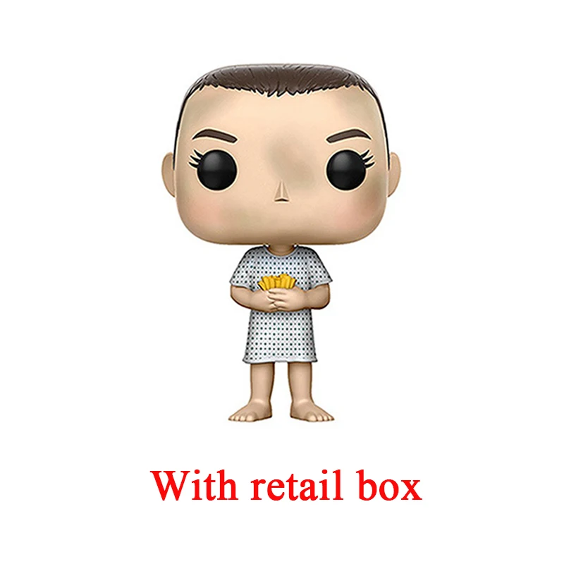 Eleven Withbox Очень странные дела, Дротика одиннадцать Dustin снежок танцевальная Стив демогоргон винил-трансформаторы приобретаемые форму игрушки для детей Рождественский подарок - Цвет: Eleven Withbox