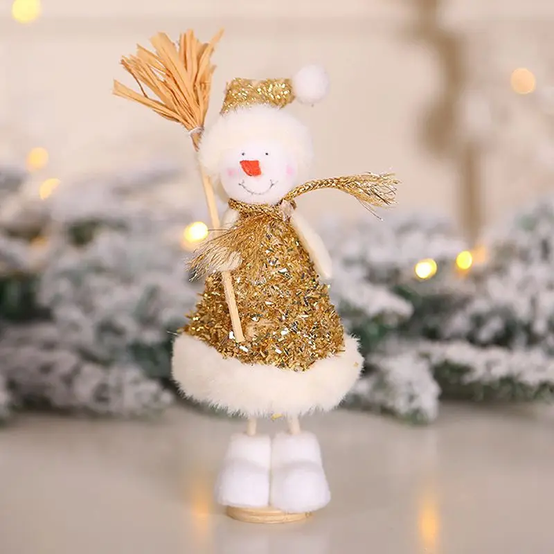 5A2 Christmas Angel Girl Boy Desktop Dolls Xmas Tree Ornament Natal Noel Christmas Decoration for Home New Year Kids Gifts - Цвет: 5A2