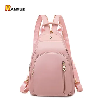 

Simple Style Ladies Backpack Waterproof Oxford Multi-function Travel Backpack Female Schoolbag For Girls 2020 Sac A Dos Mochila