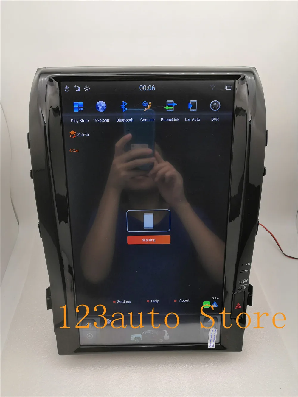 16 дюймов вертикальный Tesla стиль Android 8,1 Авто DVD gps NAVI плеер для TOYOTA LAND CRUISER LC200 VXR GXR 2008- PX6 ips