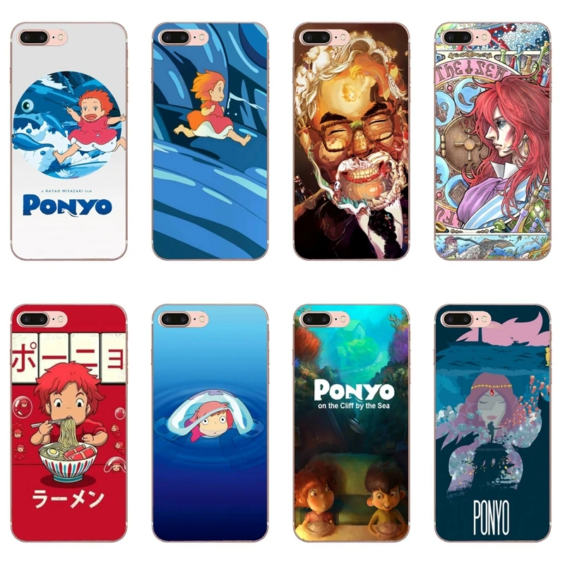 Чехол Hayao Miyazaki anime ponyo для Samsung Galaxy J8 J7 J5 Prime pro J3 A7 A5 A3 2018 2017 2016 мягкий чехол |