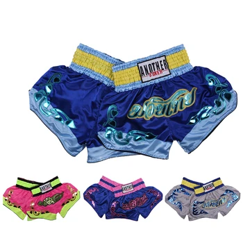 

Kick Boxing Children Tiger Muay Thai Boxeo Shorts Men MMa Kickboxing Fitness Gym Trunks Kids Bjj Training Fight Grappling Pants