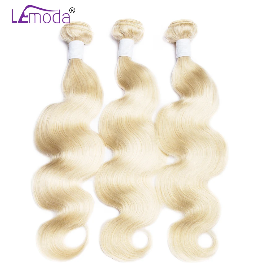 613 Blonde Bundles With Closure Body Wave Human Hair 3 Bundles With Closure Brazilian Remy Blonde 613 Hair With Closure (4)