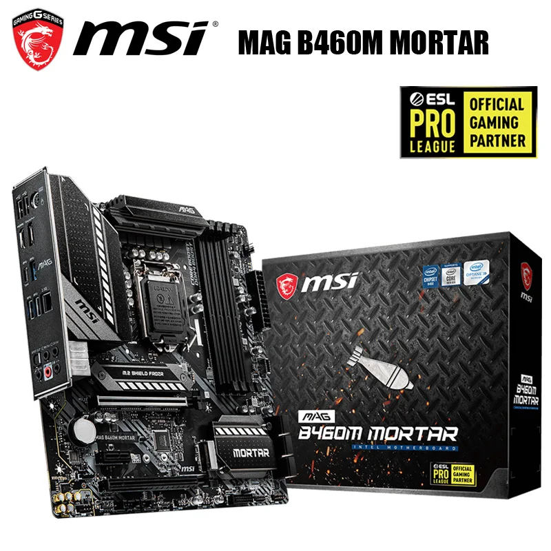Материнская плата MSI MAG B460M материнская DDR4 Intel B460 LGA 1200 128 ГБ PCI-E 3 0 M.2 оригинальная