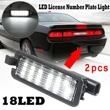 

12V License Plate Light 6000k 780lm 1Pair LED 18 LEDs For Chrysler 2015-2018 300
