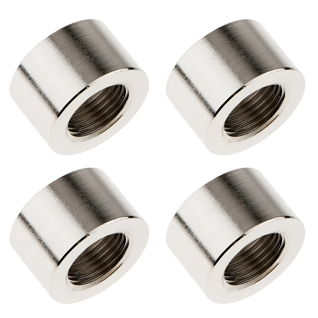 4pcs Durable M18x1.5mm O2 Oxygen Sensor Bung Adapter Exhaust Base Nut 304 Stainless Steel