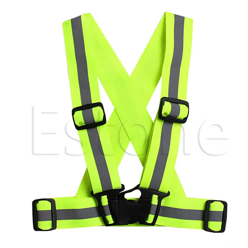 

Kids Adjustable Safety Security Visibility Reflective Vest Gear Stripes Jacket