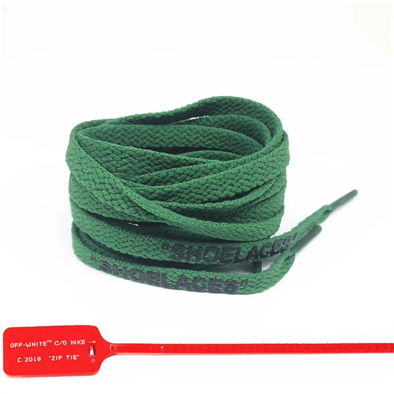 Da Green-Black Print Новинка 4" /55"/6" " шнурки "силиконовые печатные шнурки на молнии белые шнурки десять шнурков для кроссовок Boost для AJ - Цвет: Da Green-Black Print