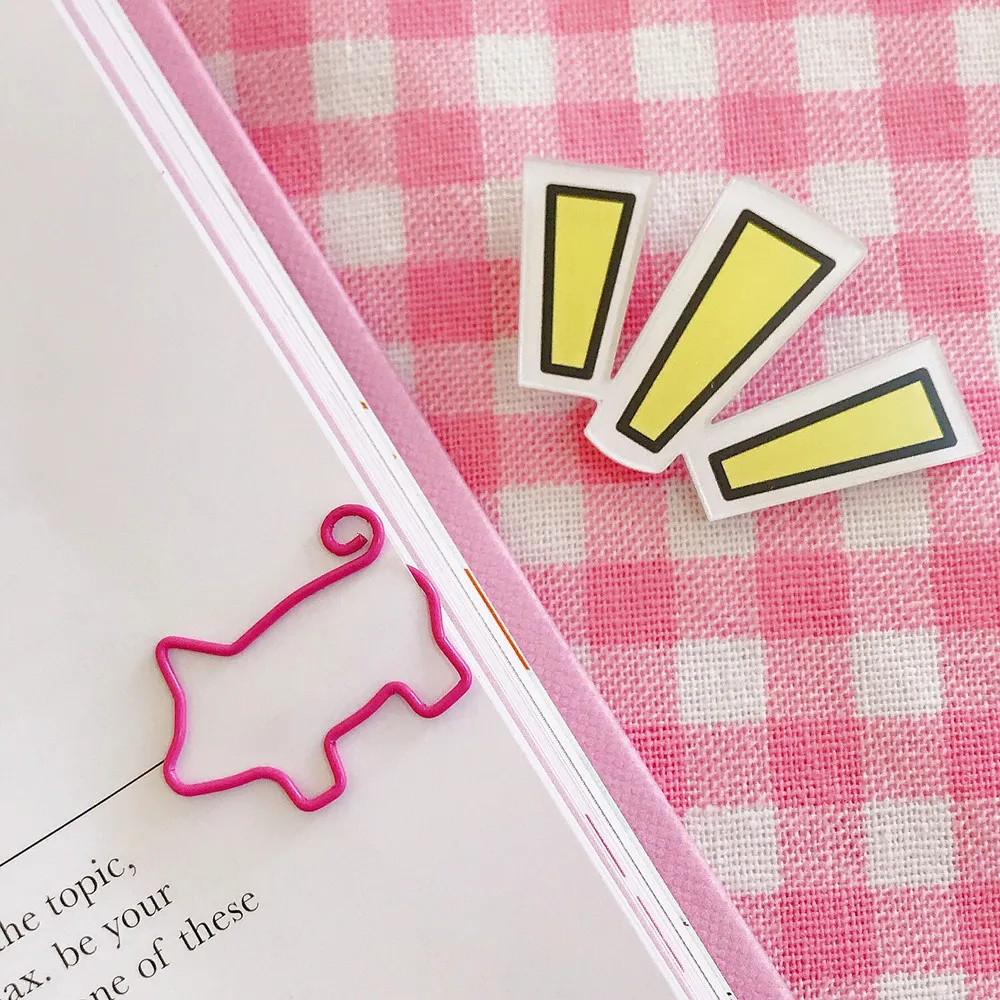 4-pcs-lot-Pig-Animal-Pink-Bookmark-Paper-Clip-School-Office-Supply-Escolar-Papelaria-Gift-Stationery (2)