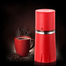 Portable Hand Coffee Grinder Hand Coffee Machine Household Coffee Pot with Stainless Steel Grinding Core Household