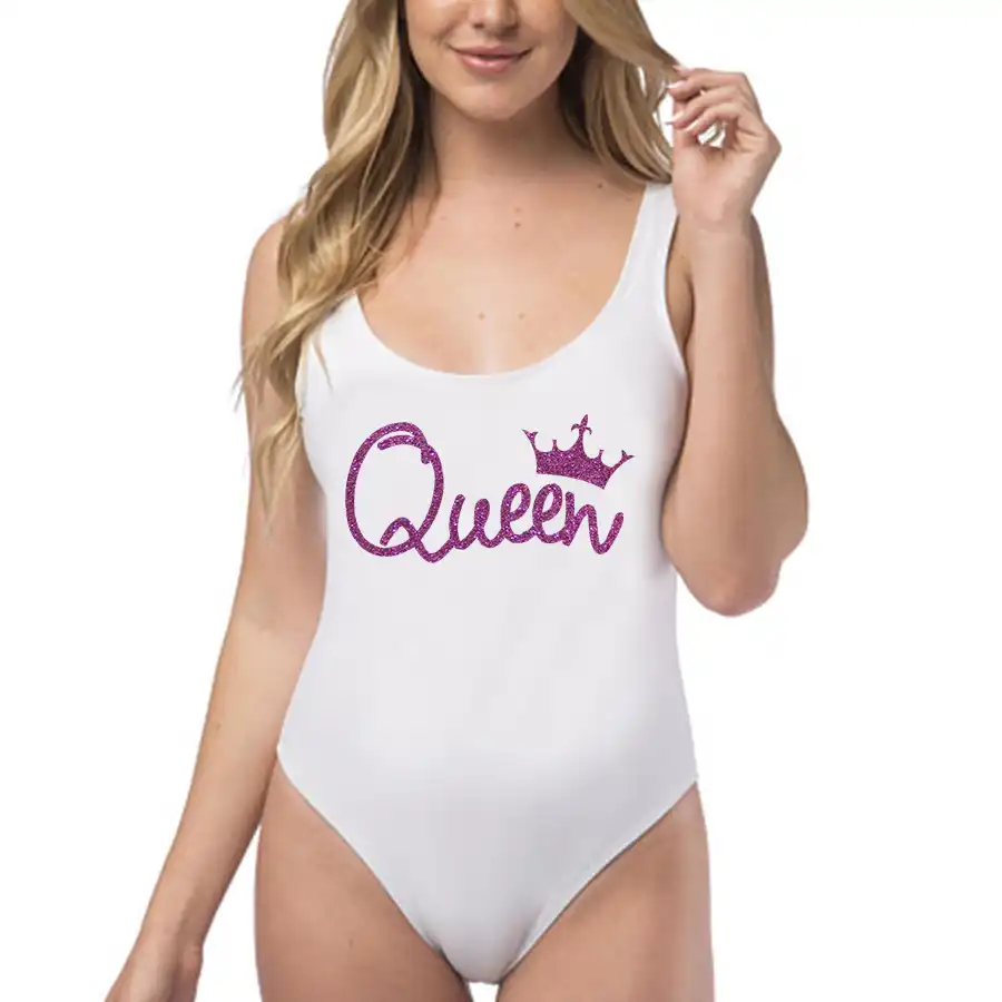 pink queen bathing suits