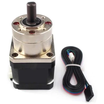 

17Hs4401S-4-Lead Nema17 Stepper Motor 42 Motor Extruder Gear Stepper Motors Ratio 5:1 Planetary Gearbox 17HS4401S-PG518