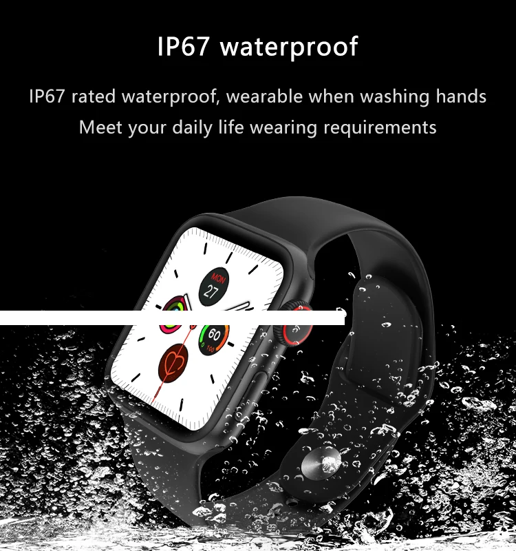 W68 умные часы серии 5 для мужчин и женщин iwo 8 lite iwo 10 монитор сердечного ритма напоминание о звонках для Android Apple PK P68 W34 IWO11