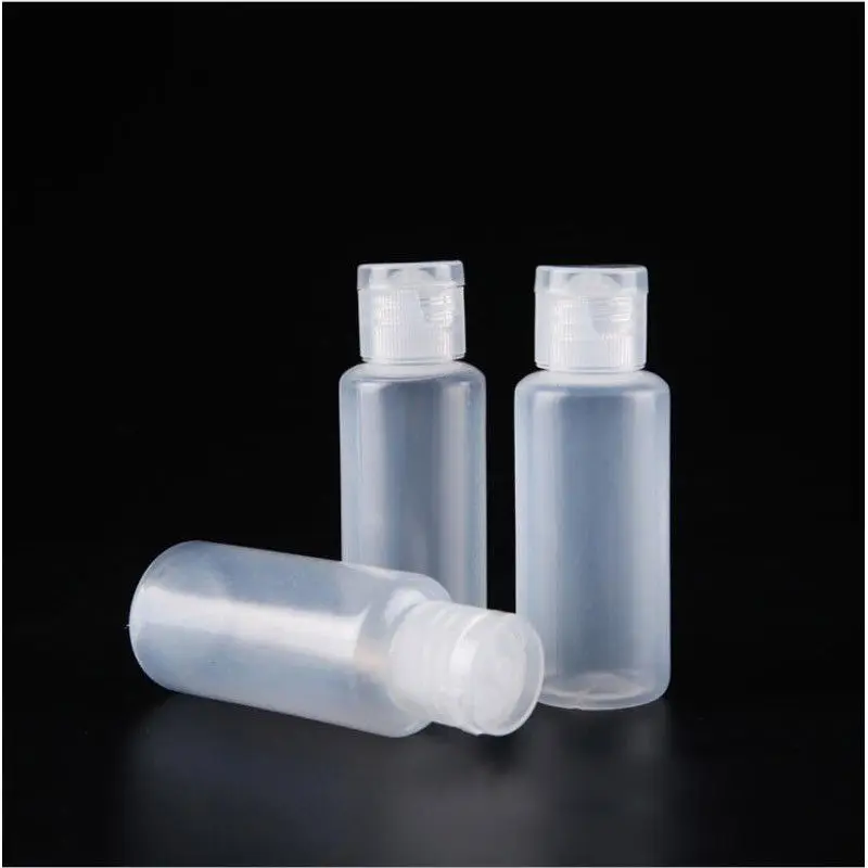 

1PCS 10/20/30ML Empty Plastic Sample PE Flip Cap Bottle Vial Liquid Makeup Containers Storoage Bottle