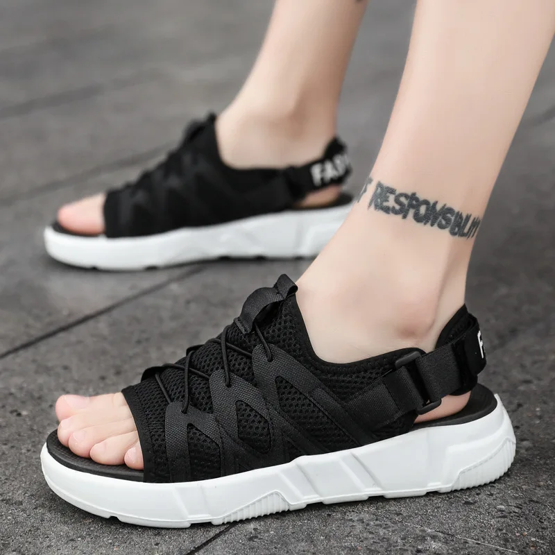 

2019 New Style Slipper Men's Sandals Korean-style Casual Viet Nam Slipper Summer Trend Outer Wear Sandals Outdoor Men's Shoes