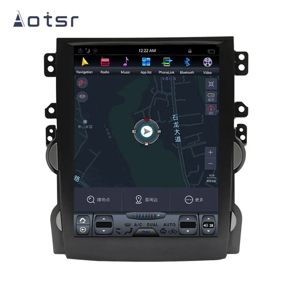 Aotsr Tesla 10," Android 8,1 вертикальный экран автомобильный DVD мультимедийный плеер gps навигация для Chevrolet Malibu 2013- carplay