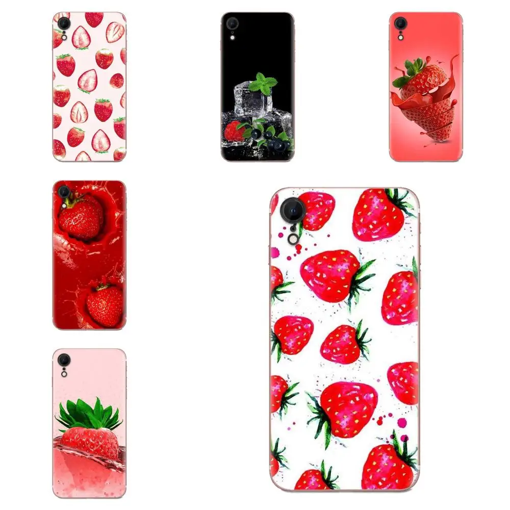Клубничное молоко фрукты для Huawei Honor Mate Nova Note 20 20s 30 5 5I 5T 7C 8A 8X 9X 10 Pro Lite Play Мягкий ТПУ