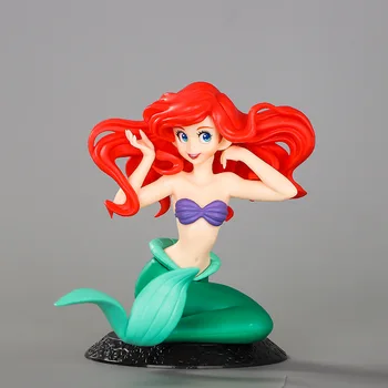 

11cm Mermaid Ariel Action Figures Toy Cake Decorations Action PVC Model Toy Girl Birthday Gifts 4Fun