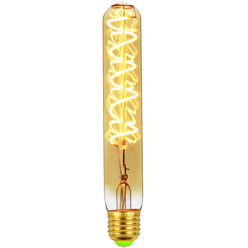 Марочные шарики edison T28 T9 T300 светодиодный нити спиральная Лампа 220V 4W светодиоидная лампа с регулируемой яркостью декоративные лампочки