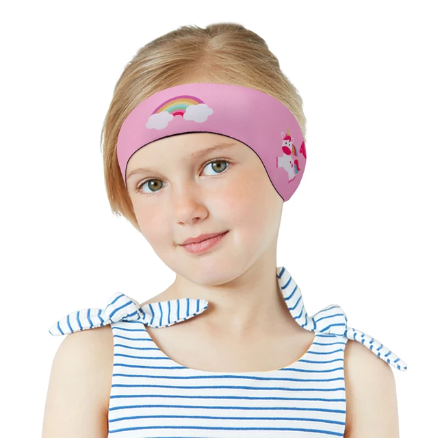 Waterproof Swimming Headband for Kids Adjustable Keep Water Out