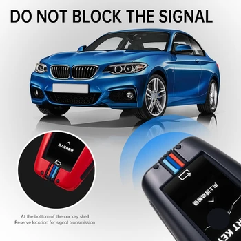 Custodia in lega per auto con Display a chiave per BMW serie 5 7 G11 G12 G30 G31 G32 i8 I12 I15 G01 X3 G02 X4 G05 X5 G07 X7 - Custodia in lega per auto con Display a chiave per BMW serie 5 7 G11